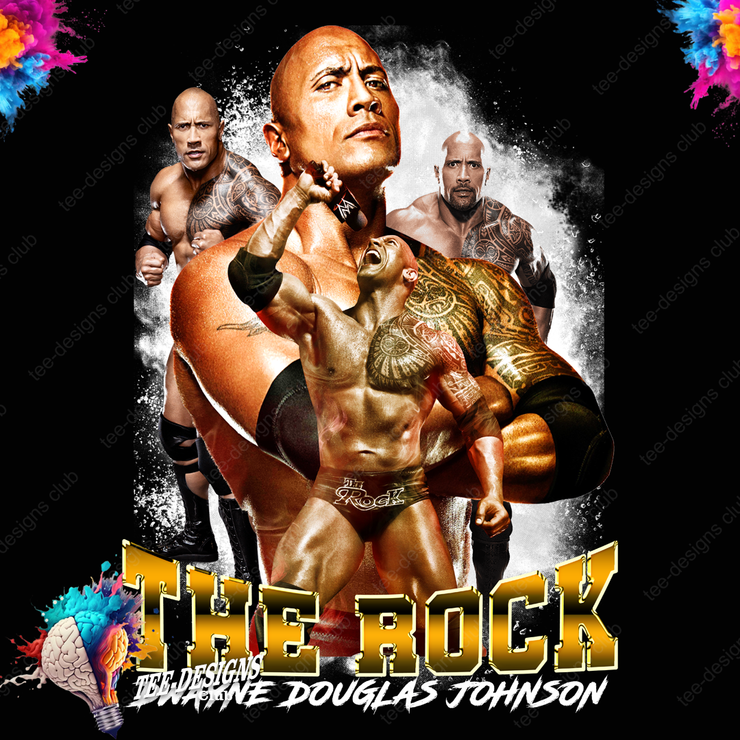 The Rock 00001 graphic design