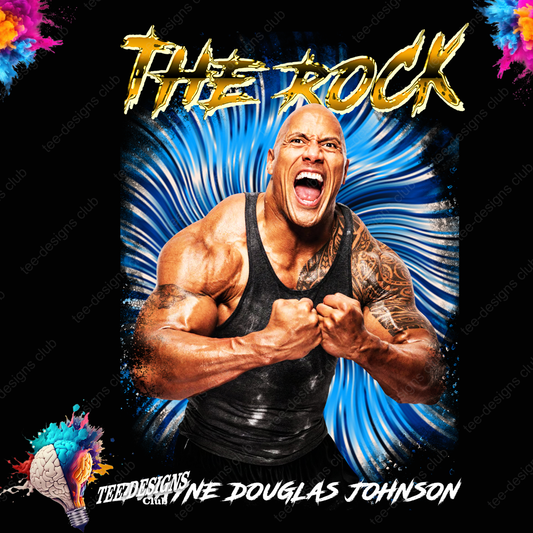 The Rock 00002 graphic design