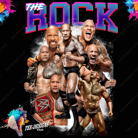 The Rock 00003 graphic design