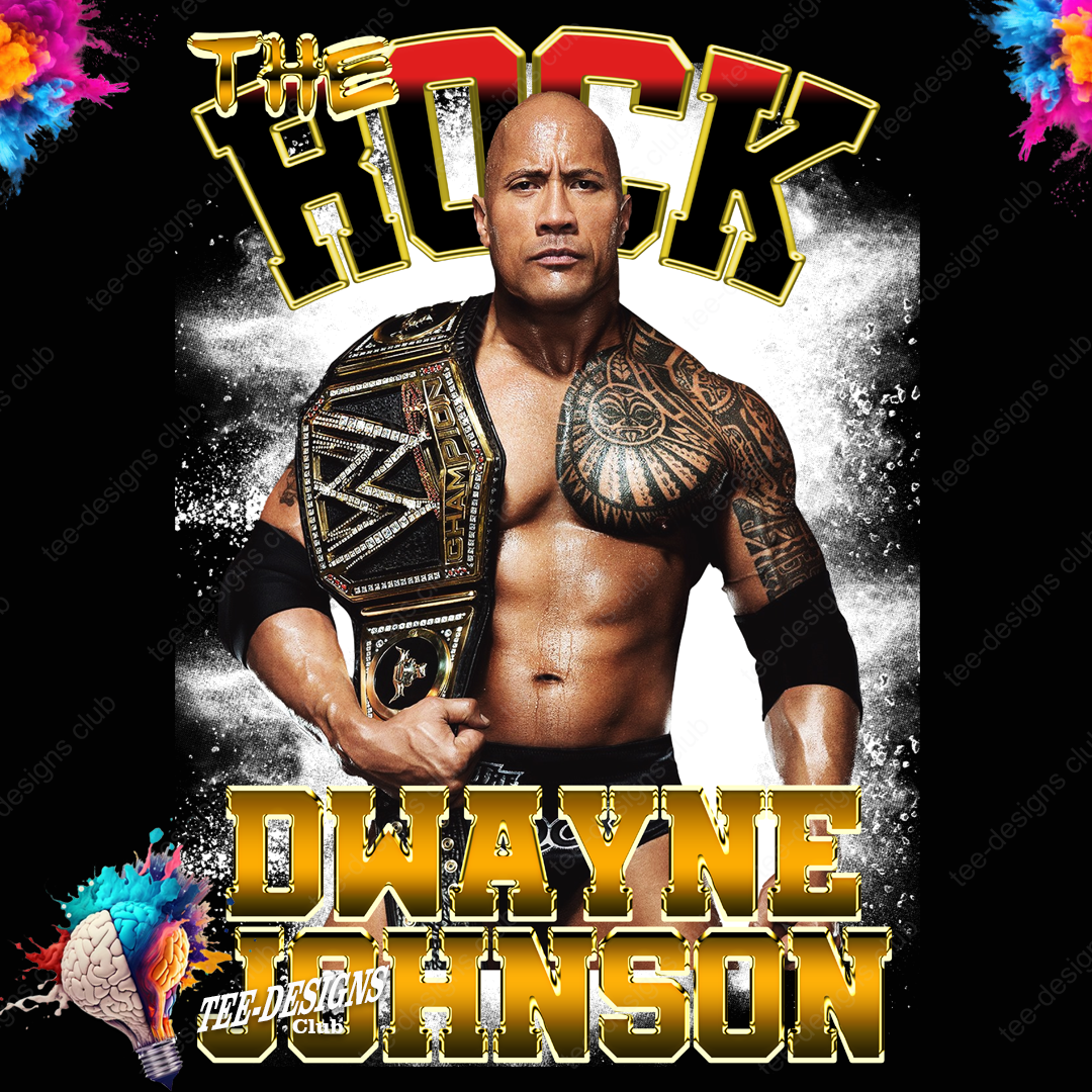 The Rock 00006 graphic design