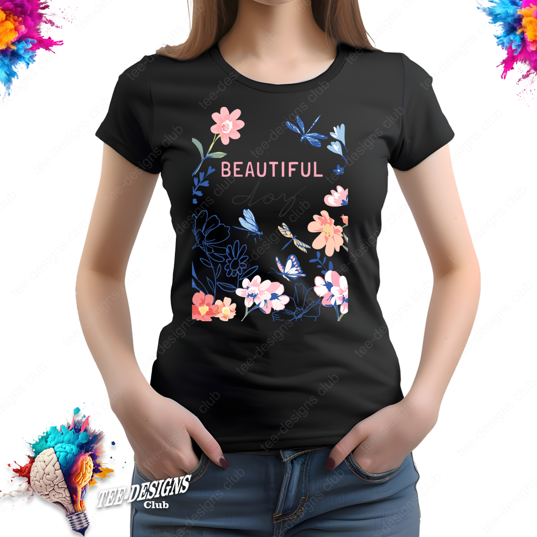 Today is beautiful 00001 graphic design