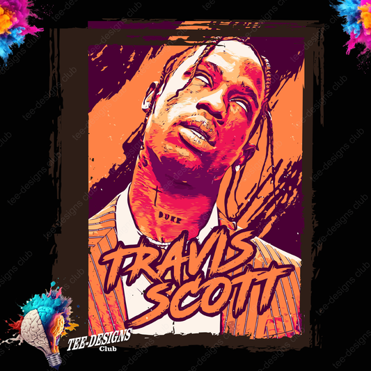 Travis Scott 00001 graphic design