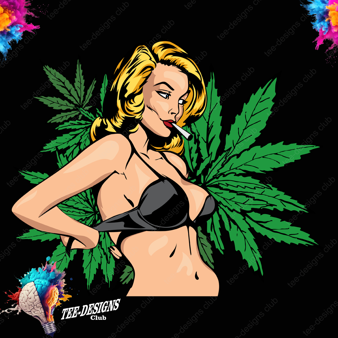 Weed 00001 graphic design