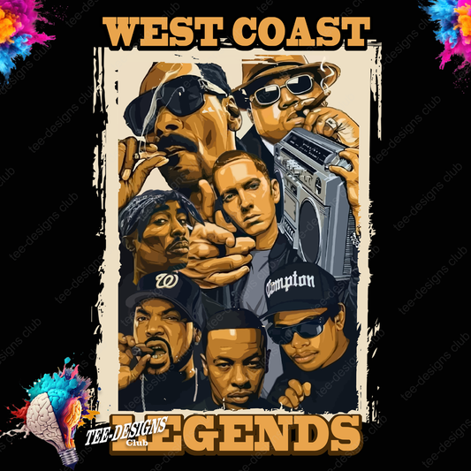 West coast legents 00001 graphic design